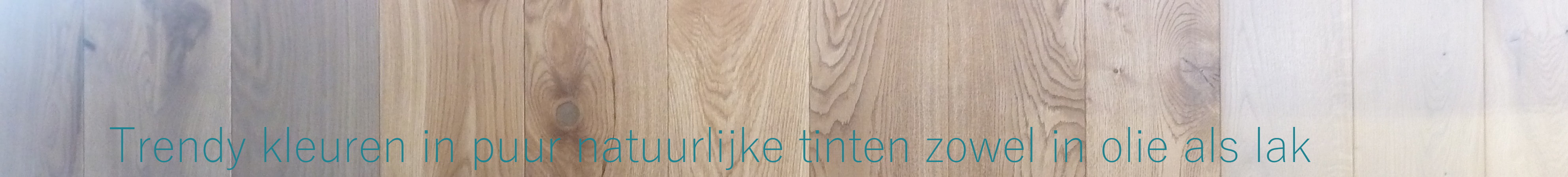 Witte olie op parket in Almere